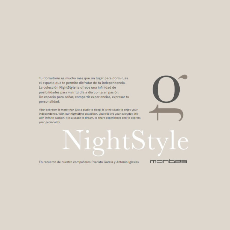 Montes Design - Fabricantes de muebles personalizados - Catálogo NightStyle2024